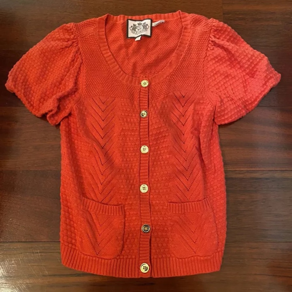 Juicy couture cardigan sweater size small